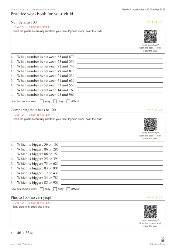 What your workbook looks like